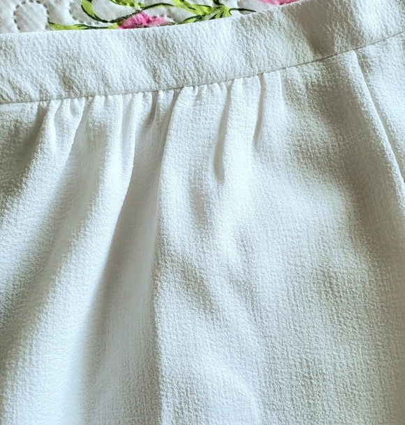 Worthington Textured Crepe White Skort NWT 14 - Picture 12 of 13
